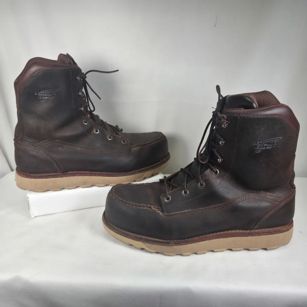 Red Wing 3522 Waterproof Boots Composite/Non-Metallic Safety Toe CSA Mens 12D